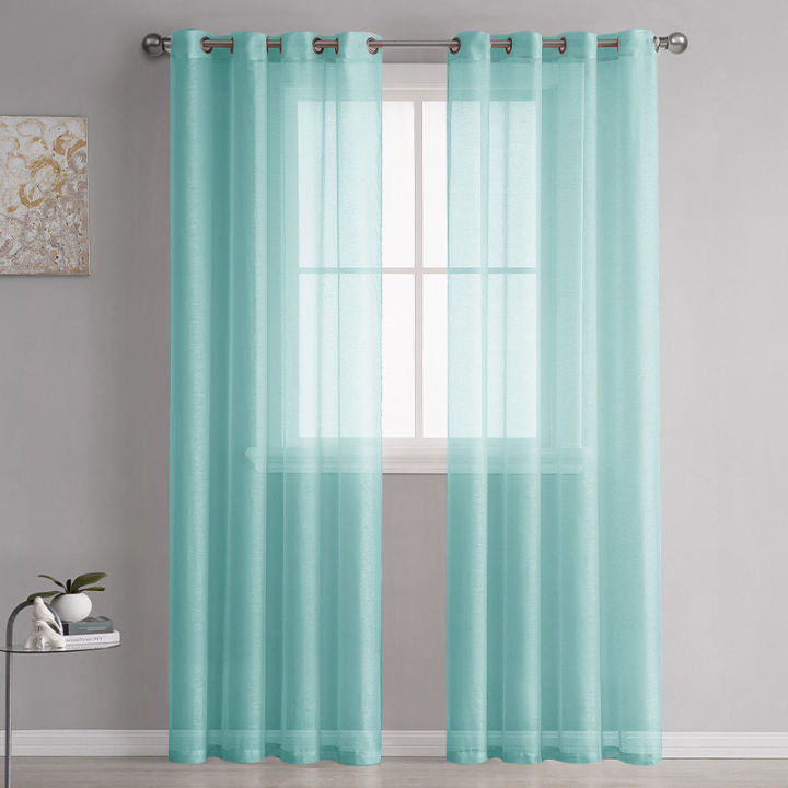 Amazon%20Dolly%20solid%20color%20window%20screen%20Cross-border%20foreign%20trade%20AliExpress%20dropshipping%20finished%20curtain%20fabric%20factory%20direct%20sales%20-%20Image%203