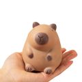 Funny Squishy Capybara AntiStress TPR Toy Squeezable Animal Stretchy Hand Squeeze Toy Novelty Gag Practical Joke Props.