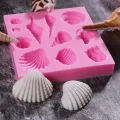Conch & Snail & Whelk & Shell Silicone Fondant Soap 3D Cake Mold Cupcake Jelly Candy Chocolate Decoration Baking Tool. 