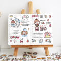 【Stylish】 Notebook Sticker PET Material Decal Hand Account Sticker Gift Box PET Waterproof Sticker Sticker. 