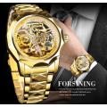 Forsining GMTI 1238-2 Luxury Automatic Tourbillon Diamond Outdoor Mechanical Watch for men. 
