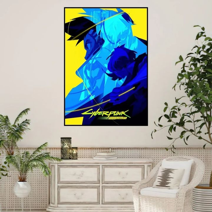 Anime%20C-Cyberpunk%20E-Edgerunners%20Poster%20Prints%20Wall%20Sticker%20Painting%20Bedroom%20Living%20Room%20Decoration%20Office%20Home%20Self%20Adhesive%20-%20Image%202