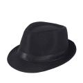 Spring Summer Retro Men's Hats Fedoras Top Jazz Plaid Hat.