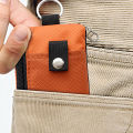 Cross-border hot mining RFID coin purse signal shielding mini thin small wallet anti-theft card bag hanging bag men and women.