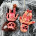 Halloween Doll Sky Halloween Zombie Baby Doll Perfect Haunted House Decoration Toy for A Creepy Halloween istic Fake Blood Doll.