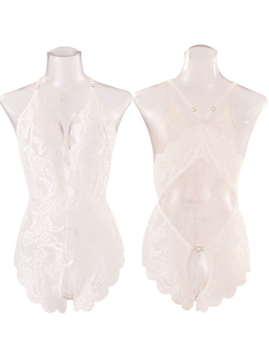 Open%20Lingerie%20Women%20Lace%20Teddy%20Bodysuit%20Plus%20Size%20Babydoll%20Dress%20Bra%20Underwear%20Set%20-%20Image%202