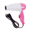 Nova New NV 1290 Folding Hair Dryer Pink and White.