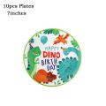 Dinosaur Theme Boys Favors Birthday Party Decoration Disposable Tableware Set Cup Plate Jungle Decoration Baby Shower Supplies. 