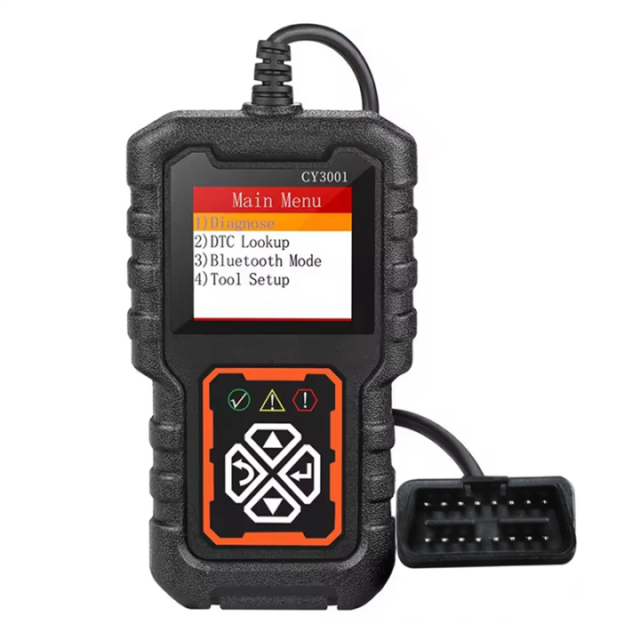 O2 Sensor Data Scanner Table Engine Battery O2 Sensor EOBD OBD2 Scanner CY3001 OBD2 Code Reader Car ...