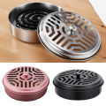 【No-profit】 Mosquitoes Coil Holder Tray Frame Stainless Steel Round Rack Plate for Spirals Incense. 