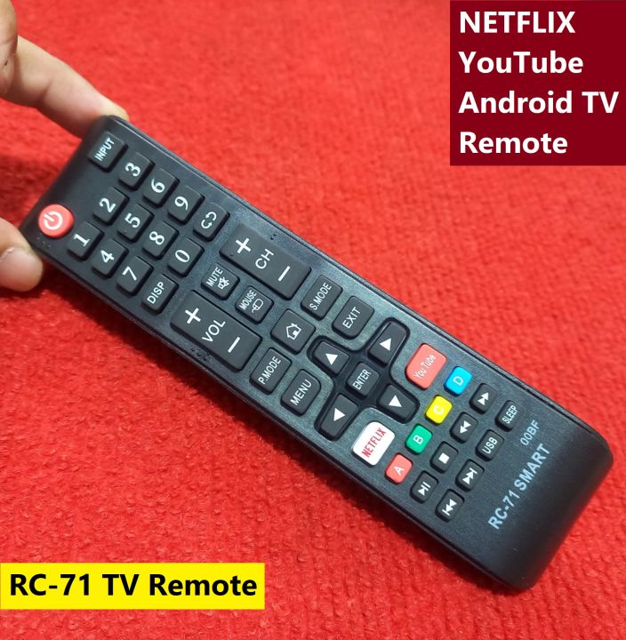 RC-71%20TV%20Remote%20Controller%20RC-71%20Remote%20Control%20TV%20Remote%20For%20Smart%20LED%20TV%20Remote%20NETFLIX%20YouTube%20-%20Image%204
