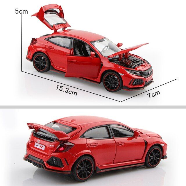 1:32%20Honda%20Civic%20Type%20R%20Die-Cast%20Vehicles%20Alloy%20Model%20Car%20Toys%20For%20Gift%20Collection%20-%20Image%203