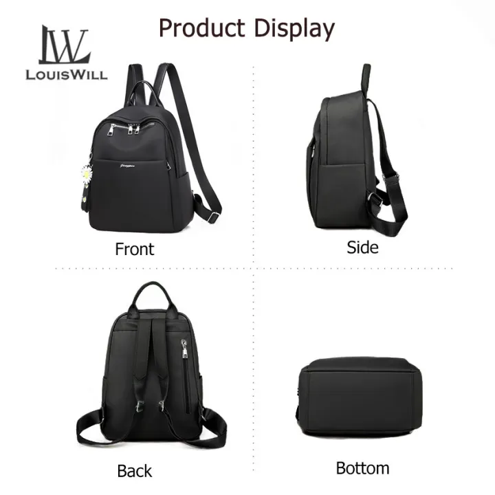 LouisWill%20Woman%20Backpack%20Candy%20color%20Shoulder%20Bags%20Fashion%20Daisy%20Ornament%20Backpack%20Shoulder%20Bags%20PU%20Women%20Bag%20Large%20Capacity%20Premium%20Oxford%20Travel%20Hiking%20Outing%20Backpack%20-%20Image%206