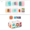 Baby Tissue Box, Sensory Pull Along Infant Tissue Box, Preschool Learning Silky Tissues Busy Pull Tissues Sensory Toy for High Contrast Toy.