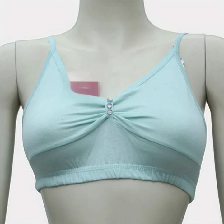 2 Pieces comfortable cotton Semis Bra Genji for Women and Girls