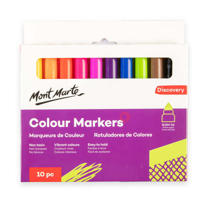 Mont Marte Colour Markers 10pc