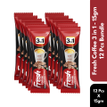 Fresh Coffee 3 in 1 - 15gm - 12 Pcs Bundle. 