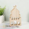 Newest Ramadan Decoration Wooden House Shape Eid Mubarak Decoration Mudlim Islam Home Party Table Decor Kareem Gift. 