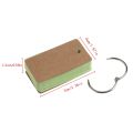 Learning Card Kraft Paper Binder Ring Easy Flip Flash Cards Study Memo Pads DIY Stationery.