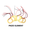 35mm PIEZO ELEMENT Buzzer Copper Piezo Element 35mm Drum Disc Vibration Knock Sensor With Cables. 