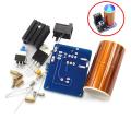 BD243 Mini Tesla Coil Kit Magic Props DIY Parts Empty Lights Technology Diy Electronics BD243C. 