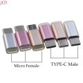 1PCS Micro USB Female To Type C Male Adapter Converter for Android Smart Phone Tablet USB Type C To Micro USB Connector. 
