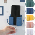 1PCS Wall-Mounted Charger Storage Box Mobile Phone Charging Hanging Holder Multifunction Wall Mounted Plug Bracket Storage Box. 