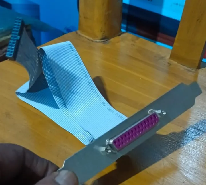 M-o-t-h-e-r%20board%20Parallel%20LPT%20Printer%20Port%20Cable%20Slot%20Bracket%2025%20Pin%20Socket%20Female%20-%20Image%204