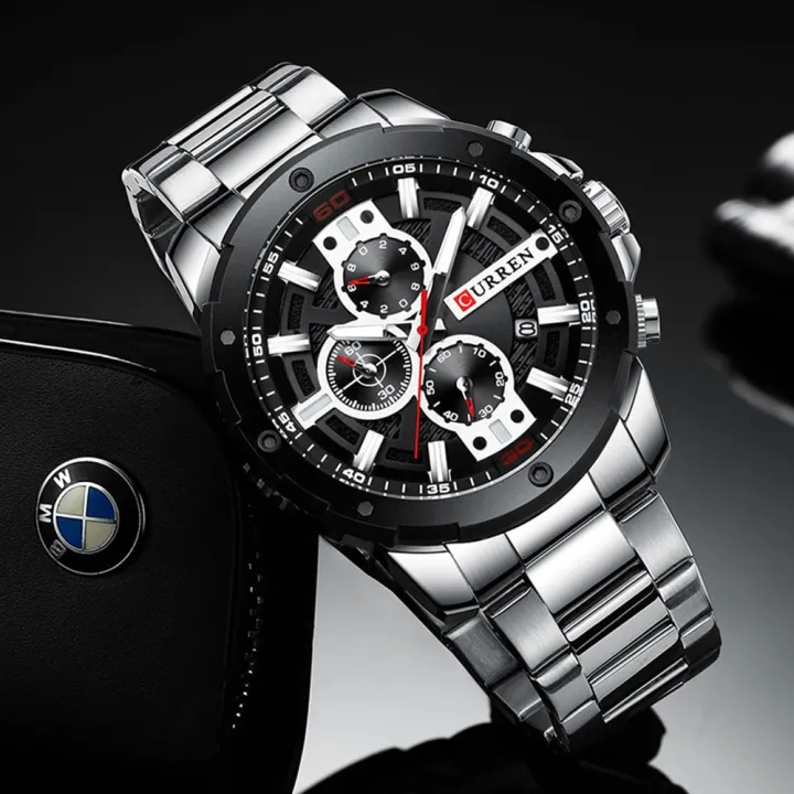 CURREN%20Luxury%20Quartz%20Wristwatch%20Men%20Sport%20Watches%208336%20Stainless%20Steel%20Band%20Chronograph%20Clock%20Male%20Waterproof%20-%20Image%204