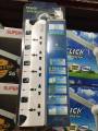 Click Safe Multi Plug 3 Pin multiplug Socket 5 Port 5 Meter Cable 2 pin Plug 5SKT 2P 5Y power extension cord. 