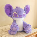 Disney Stitch Doll Purple Stitch Doll Plush Toys Child Sleeping Comforting Pillow Stuffed Animal Birthday Gifts for Kids.