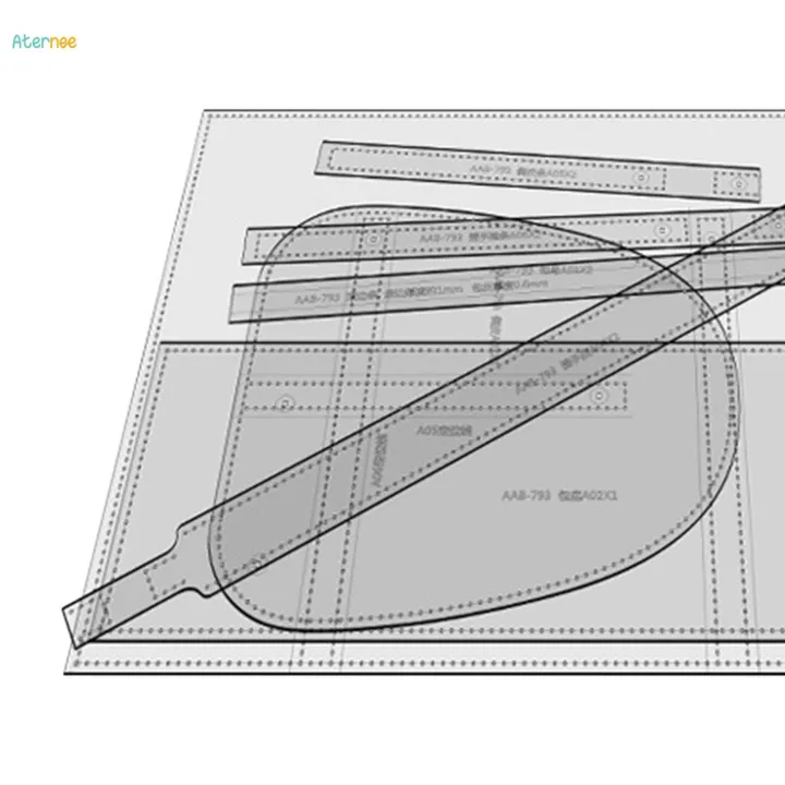 Handbag%20Template%20Leather%20Templates%20Aab-793%20Handbag%20Make%20Crafting%20Bag%20Template%20Ruler%20Tote%20Knitting%20Stencils%20Patterns%20Bag%20Template%20-%20Image%202