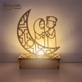 Eid Mubarak Wood Ornament Ramadan Festival Islam Muslim Party Decor Supplies Eid and Ramadan Home Decoration Kareem Eid Al-Adha. 