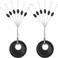 7Pcs Barrel Swivel And 7Pcs Fishing Stopper Combo Pack - Get Ready For Your Next Fishing Trip With This Combo Pack Including 7 Barrel Swivels And 7 Fishing Stoppers.. 