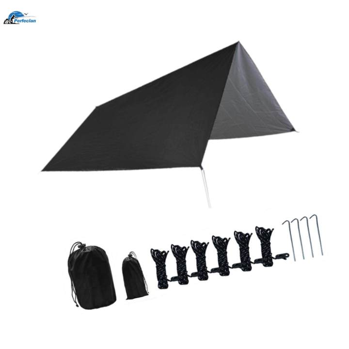 Camping%20Tarp%20with%20Storage%20Bag%20Rain%20Tarp%20Shelter%20for%20Hiking%20Travel%20Garden%20-%20Image%206