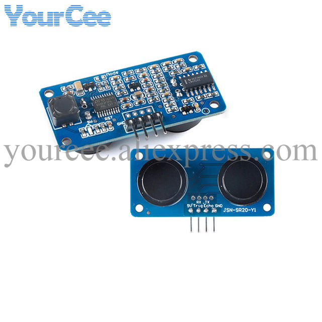Waterproof Ultrasonic Ranging Module Jsn-sr20 Jsn-sr04t Dual Probe Distance Measuring Sensor Blind Spot Robot Obstacle Avoidance - Sensors