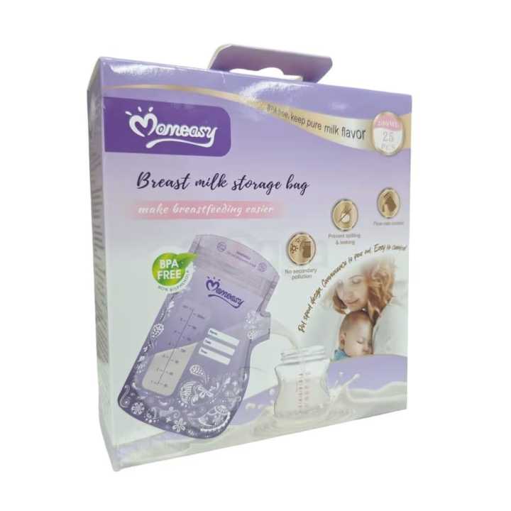 Momeasy Breast Milk Storage Bag 200ml 25pcs