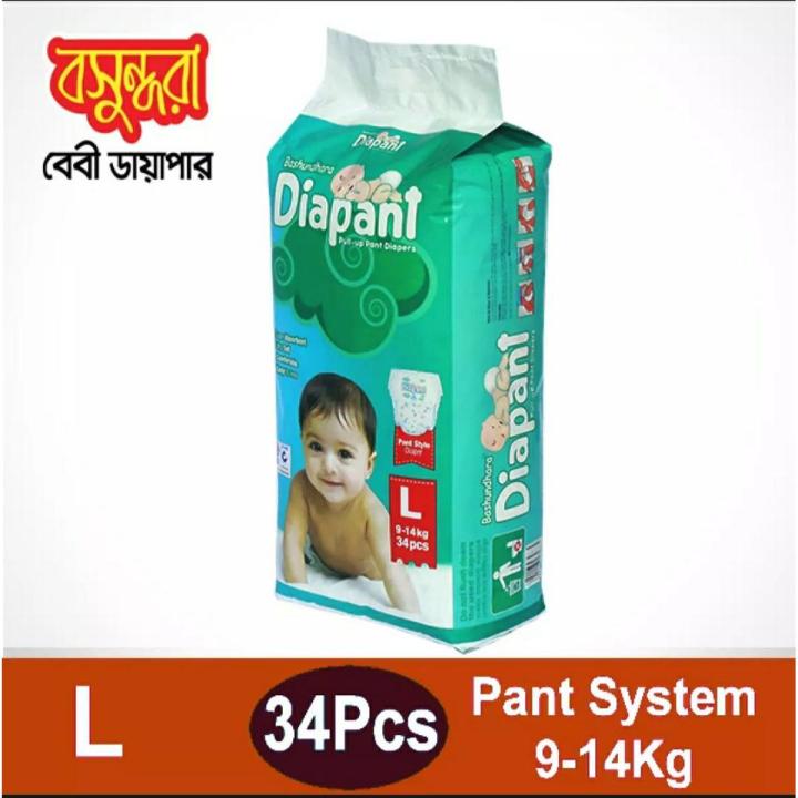 Bashundhara Diapant-Standard Series (L)-9-14 kg-34 pcs