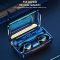 F9 Bluetooth Earphone v5.0 tws Wireless Earphone Led Display Sports Wireless Headset with Microphone-Black by ShaMan Electronic.