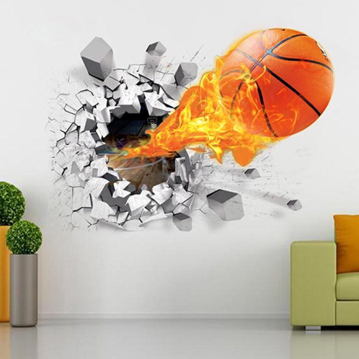 Waterproof%203D%20Basketball%20Rush%20out%20Wall%20Art%20Decal%20Kids%20Room%20Decor%20Mural%20Sticker%20-%20Image%205
