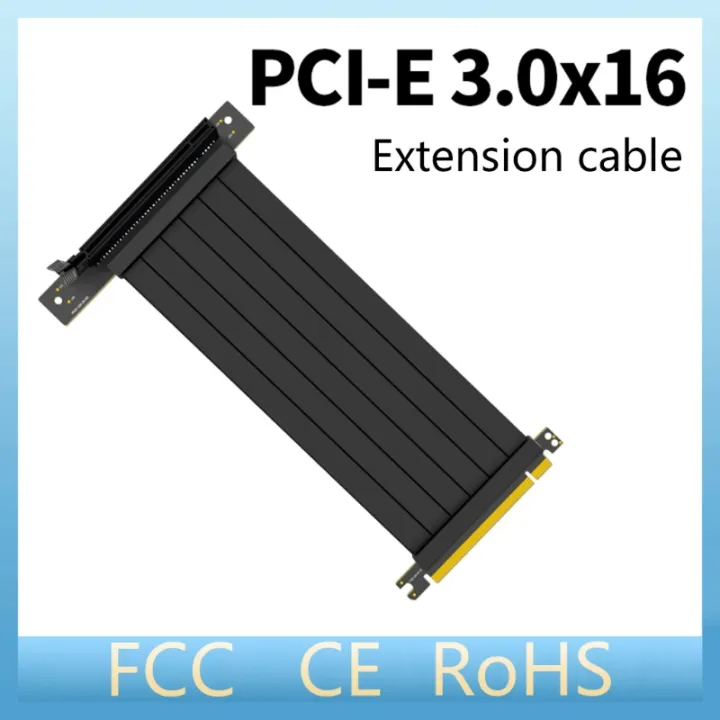 15/20/25/30/40/50/60cm%20Full%20Speed%203.0%20PCIE%20X16%20Riser%20Cable%20Graphics%20Card%20Extension%20Cable%20GPU%20PCI%20Express%20Riser%20Shielded%20Extender%20-%20Image%202