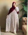 Abaya borka (Popcorn Love) (No Hijab Only Borka) Popcorn Georget Stylish Party Borka Fashion Collection Fashionable Khimar Lycra Borka For Women. 