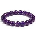Natural Amethyst Bracelet Women Couple Natural Stone Bracelet Purple Quartz Bracelets 6 8 10mm Bead Bangles Jewelry Gifts. 