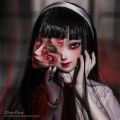 New Second Design BJD Two Face 1/4 Mio Full Set Magnet Tomie Ghost Face Removable New Rebuild Slimmer Waist Body BJD Dolls. 