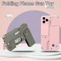 IC380 Folding Gun Toys Mobile Phone Model ing Cool Phone 14 Pro Max Gift Outdoor Game Sports Props Gifts. 