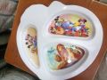 Melamine Baby Divided Plate-1 Piece Multi Color. 