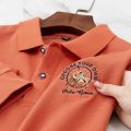 Hight Quality Horse Badge Embroidery Men's Polo Shirt Winter Long Sleeve Business Casual Man Polo Shirts From Luxury Brands. 