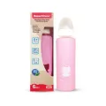 SmartCare-Borosilicate Baby glass bottle with silicone sleeve (8oz). 