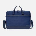 Golden Wolf 6305 Emboss Oxford 15.6 inch Laptop Bag - Blue. 