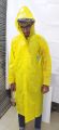 Raincoat Yellow Polyester For Men - Rain Coat.